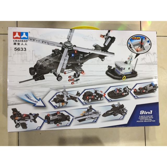 [ Hàng có sẵn] Xếp hình đồ chơi lắp ráp máy bay chiến đấu 806 miếng ghép- đồ chơi xếp hình