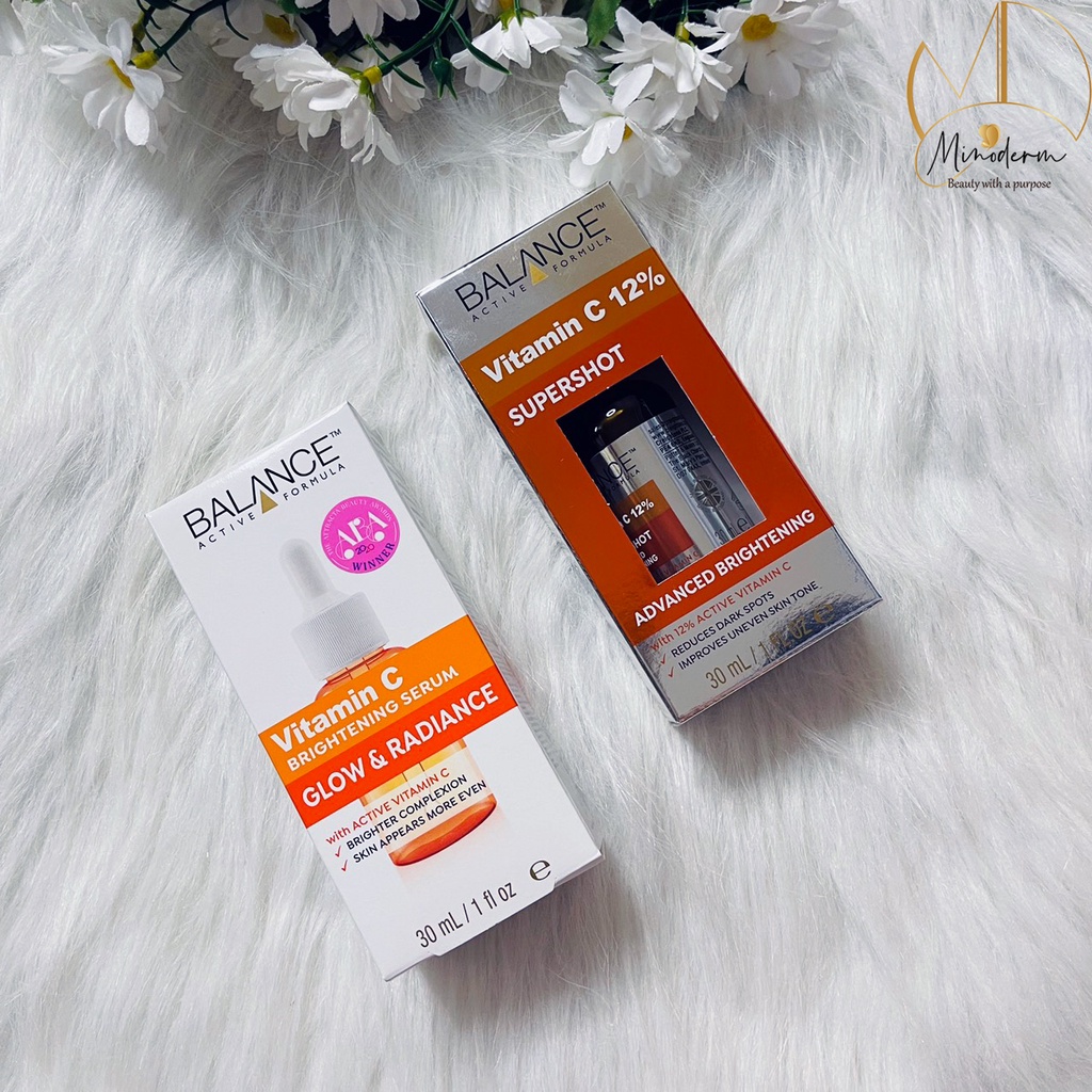 Tinh chất Balance Active Formula Vitamin C Brightening serum trắng da, mờ thâm 30ml