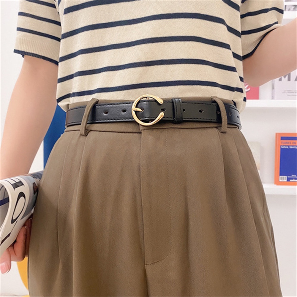 SmileFairyCC【COD &amp; Hàng Có Sẵn】Thắt Lưng Da Thời Trang Cho Nữ