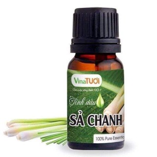 Tinh dầu Sả Chanh, Khử mùi, Đuổi muỗi, Treo xe ô tô, phòng ngủ, nhà vệ sinh - Vina Tươi (10ml)