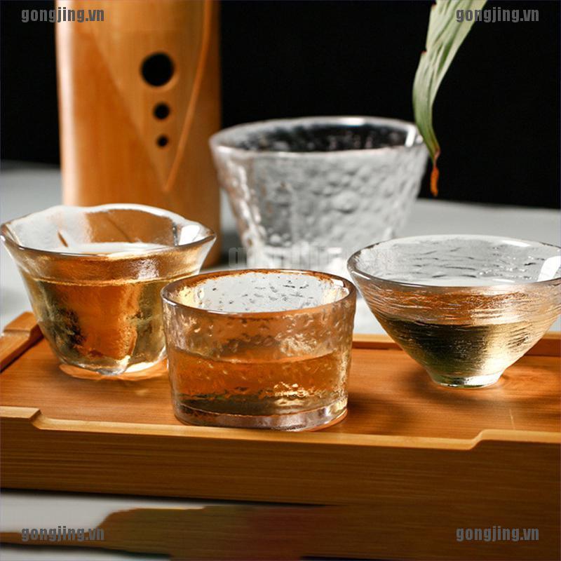 Cốc Thủy Tinh Uống Trà Kiểu Búa Nhỏ Phong Cách Nhật Bản Kính
