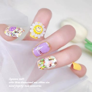 Hoa trang trí móng tay,hoa 10 giờ