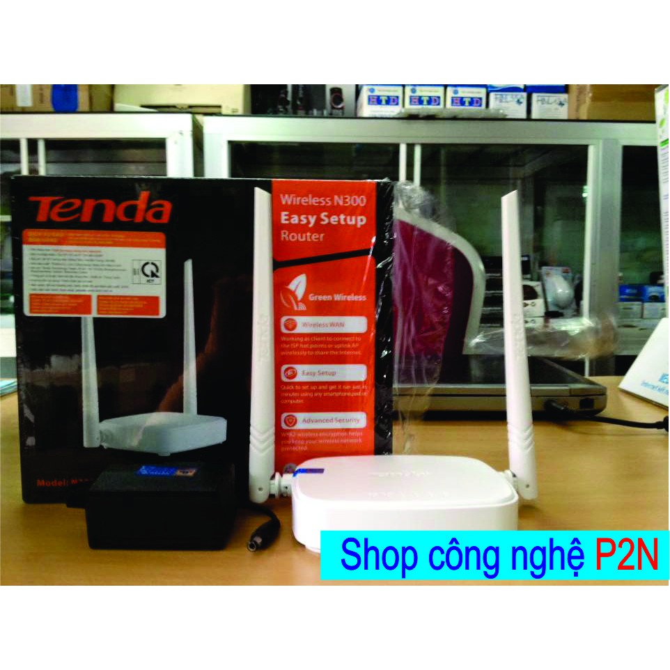 [Chính hãng] TENDA N301 - Bộ phát WIFI 2 râu tốc độ 300Mbps bảo hành 36 tháng