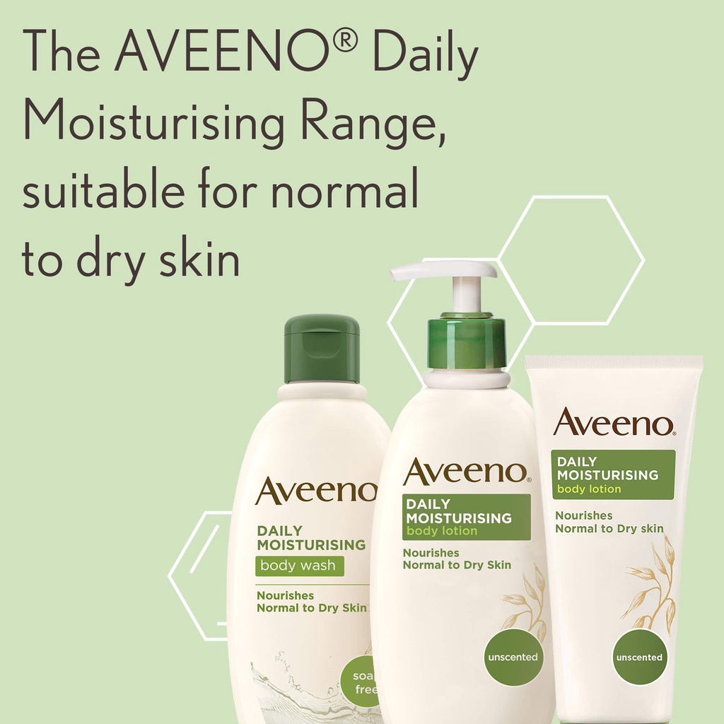 NHẬP MỸ - BỘ SỮA TẮM DƯỠNG DA DÀNH CHO DA KHÔ AVEENO CHIẾT XUẤT YẾN MẠCH