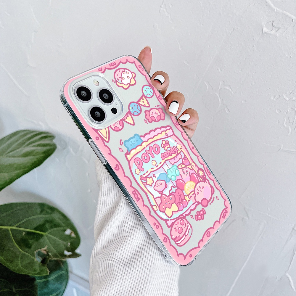 Ốp Điện Thoại Tpu Mềm Chống Sốc In Hình Kirby Cho iPhone 11 12 13 pro max XS X XR XSMax 7 8 6 6s plus SE 2020
