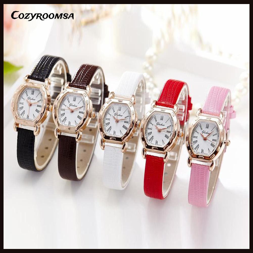 Đồng hồ Quartz dây da sang trọng cho nữ