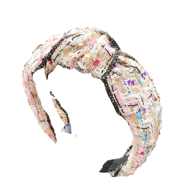 Băng Đô Thắt Nút Bản Rộng Phong Cách Hàn Quốc Cổ Điển Thời Trang Thu Đông Mới