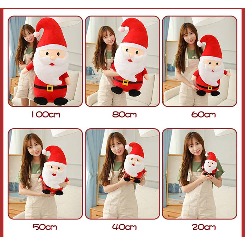 Thú nhồi bông hình ông già noel/ tuần lộc trang trí giáng sinh
