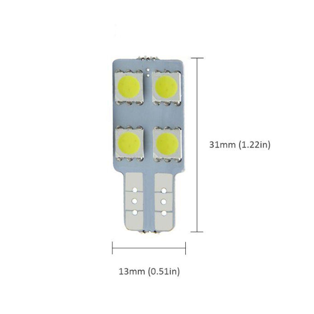 Bộ 2 Đèn LED COB 5050 4SMD Siêu Sáng, Gắn Biển Số Xe Hơi