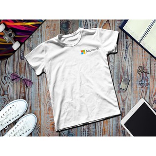 Áo thun nam in hình logo microsoft