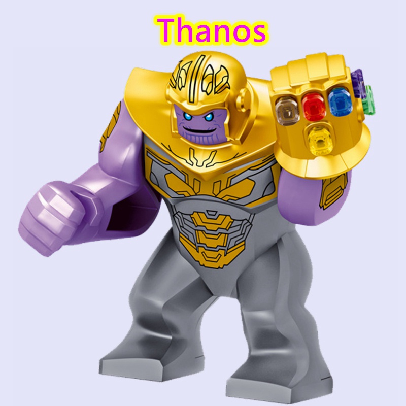 Đồ Chơi  Lắp Ráp Mô Hình Nhân Vật Thanos Mini Trong Truyện Tranh Marvel