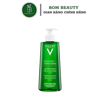 Sữa rửa mặt vichy dạng gel cho da dầu - mụn giúp làm sạch sâu và giảm bã nhờn normaderm phytosolution gel 400ml