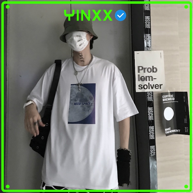 Áo thun nam nữ form rộng Yinxx, áo phông tay lỡ ATL155