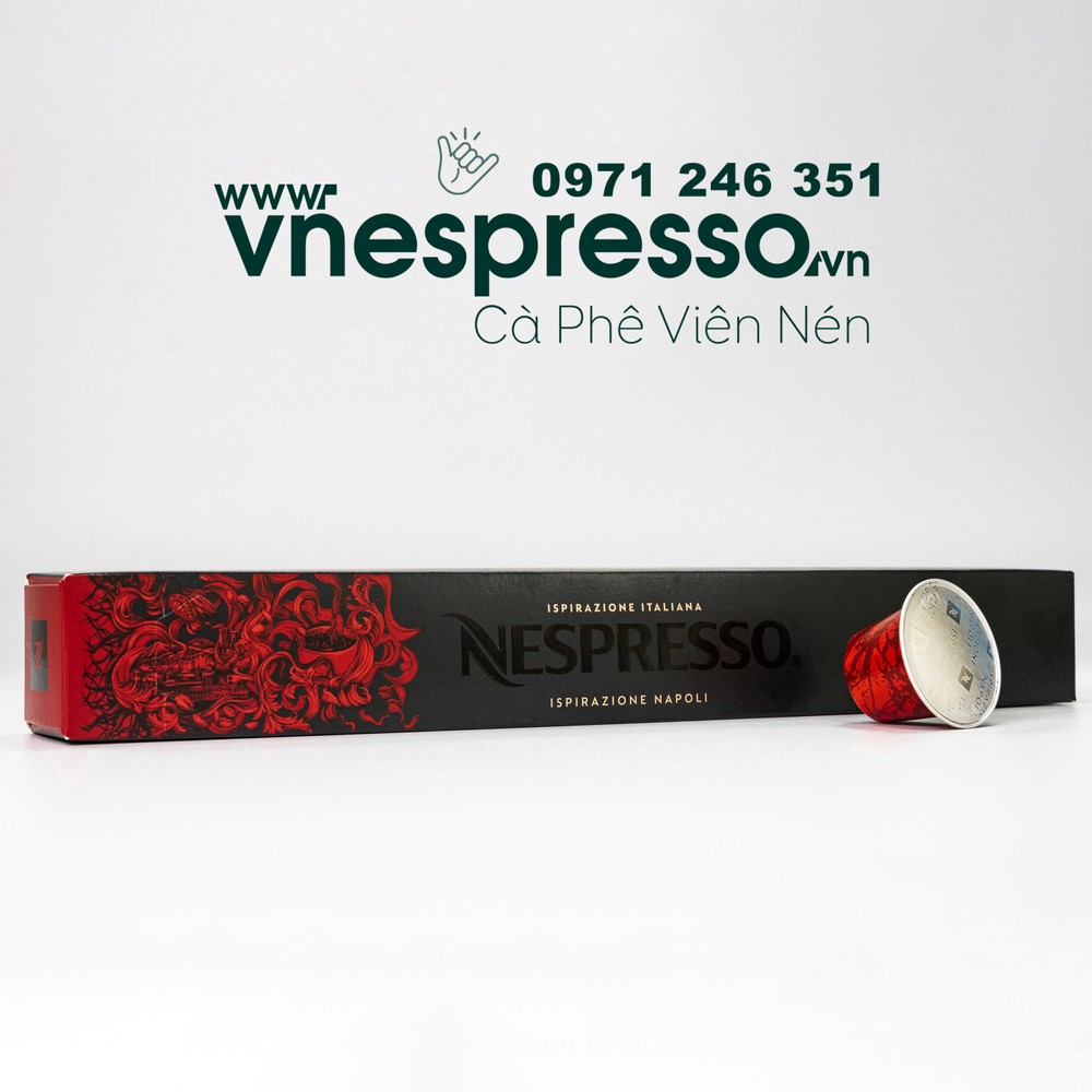 Viên nén cà phê Nespresso Dòng &quot;ĐẬM ĐÀ&quot; INTENSO Ispirazione Italiana hộp 10 viên