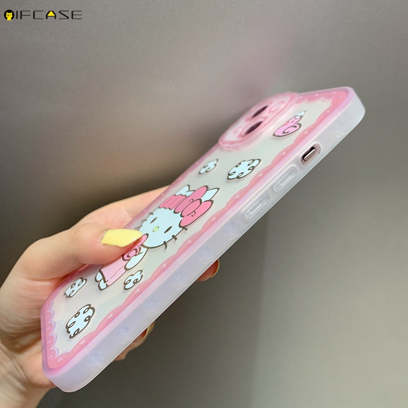 Ốp Điện Thoại Dẻo Trong Suốt Họa Tiết Hoạt Hình Nhiều Màu Cho iPhone 13 12 12 11 Pro Max XS Max XR X