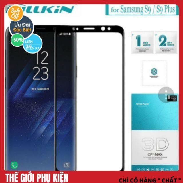 [SHIPNOW] Kính cường lực Galaxy S9/S9+ Nillkin 3D CP+ Max Full màn hình tốt nhất