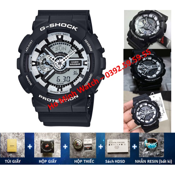 Đồng Hồ thể thao Nam Casio G-Shock GA110BW-1AER