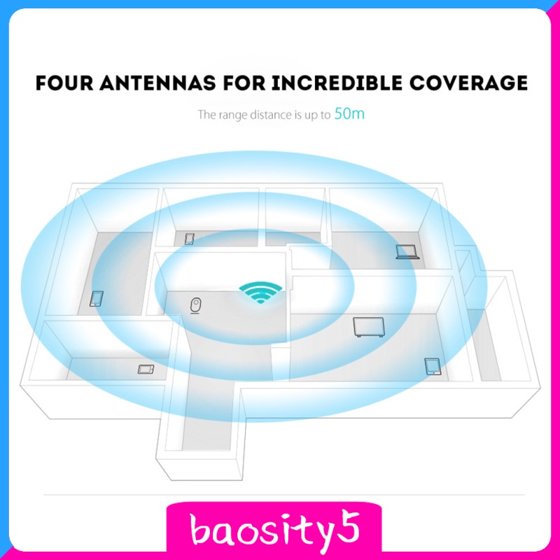 Bộ 5 Thiết Bị Phát Wifi Không Dây 300mbps Phích Cắm Us | BigBuy360 - bigbuy360.vn