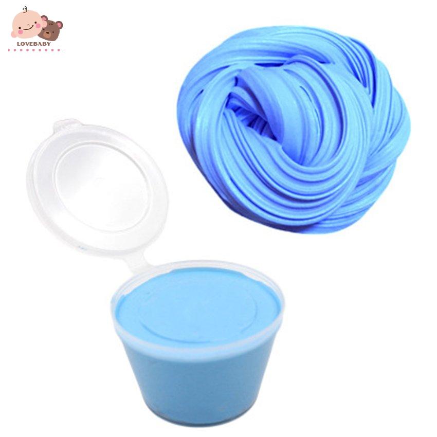 Stress Relief Fluffy Slime Craft Mud Toy No Borax Cotton Slime Clay For Kids
