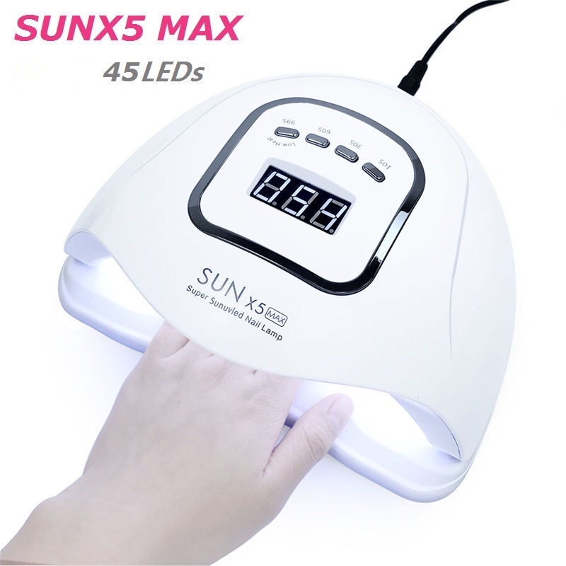 MÁY HƠ GEL SUN X5 MAX CÔNG SUẤT LỚN 150W - 45 BÓNG HƠ CỰC NHANH KHÔ