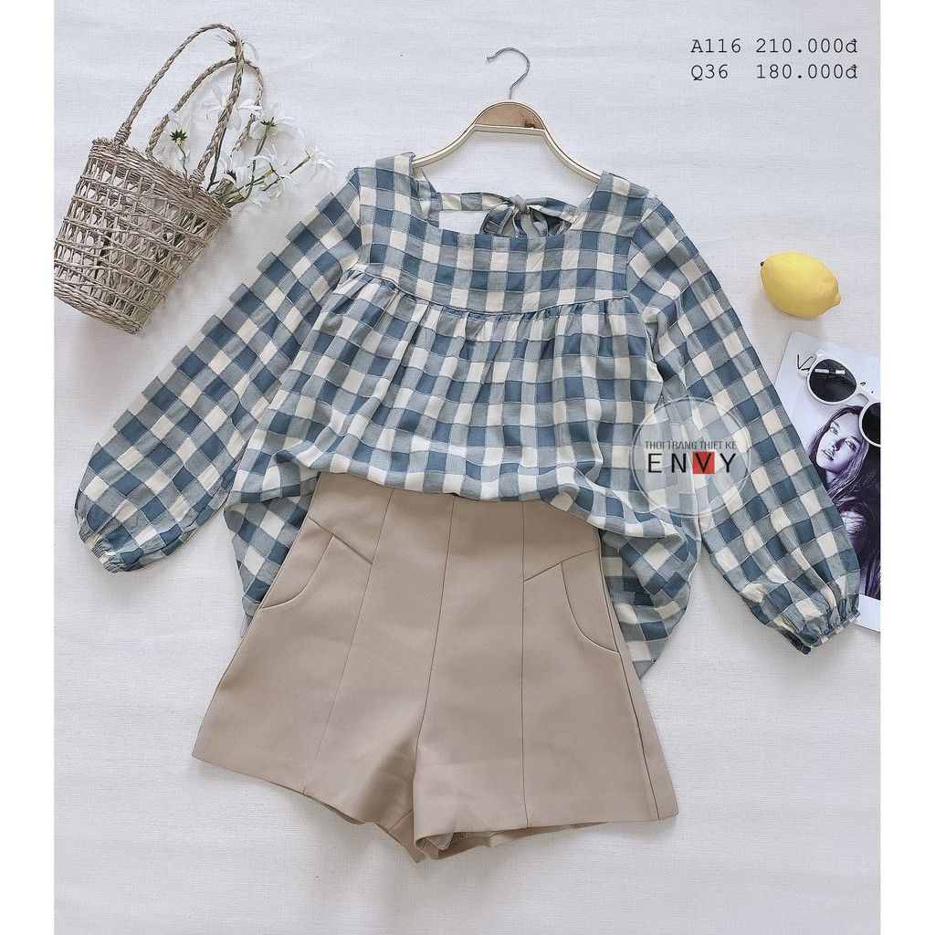cardigan  Áo Babydoll Dệt Nổi ENVY - A116