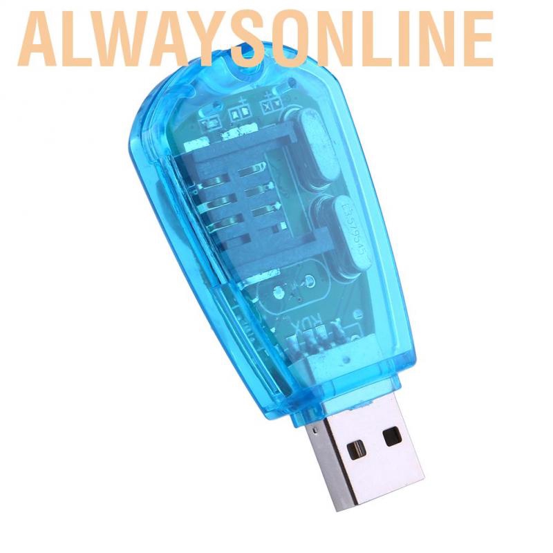 Alwaysonline USB Cellphone SIM Card Reader Copy Cloner Writer SMS Backup GSM/CDMA+CD