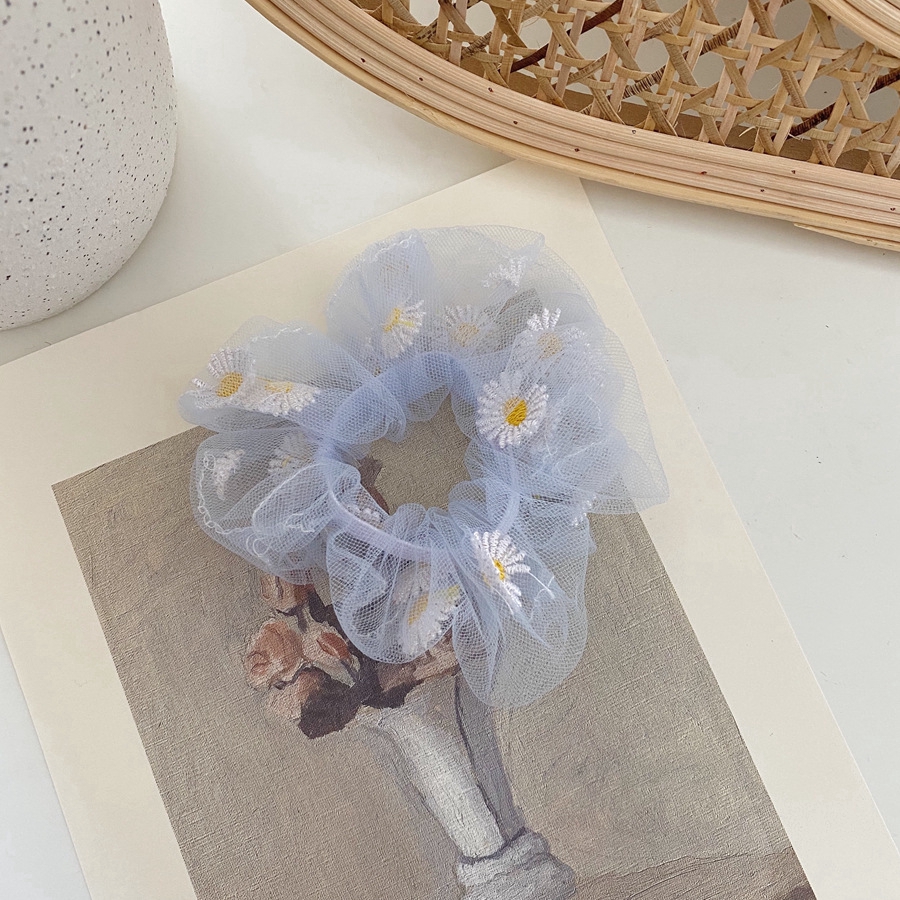 [Mã FASHIONCB231 hoàn tối đa 30K xu đơn 99K] Dây buộc tóc xuyên thấu họa tiết hoa thời trang cho nữ | BigBuy360 - bigbuy360.vn