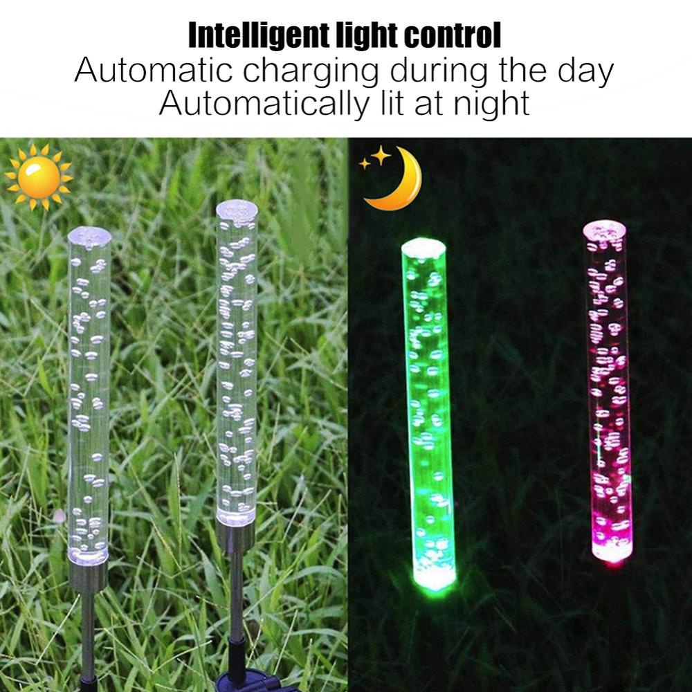 1/2 Đèn Năng Lượng Mặt Trời Chống Thấm Nước Màu Sắc RGB