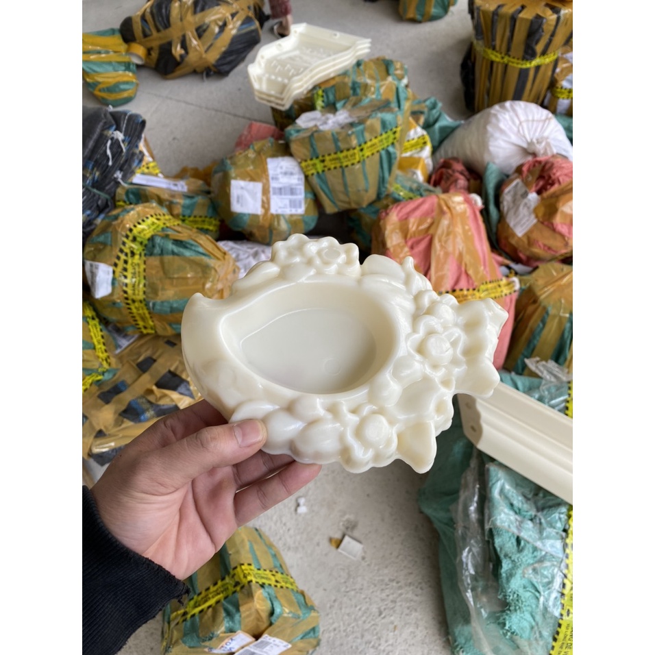 Khuôn đúc chậu cảnh Gạt Tàn mini, Dùng làm khuôn tiểu cảnh bonsai ngoài trời và trong nhà nhựa ABS mới 100%