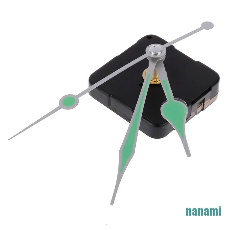 Set máy đồng hồ treo tường cơ thạch anh thay thế DIY hoạt động yên tĩnh dành cho sửa chữa