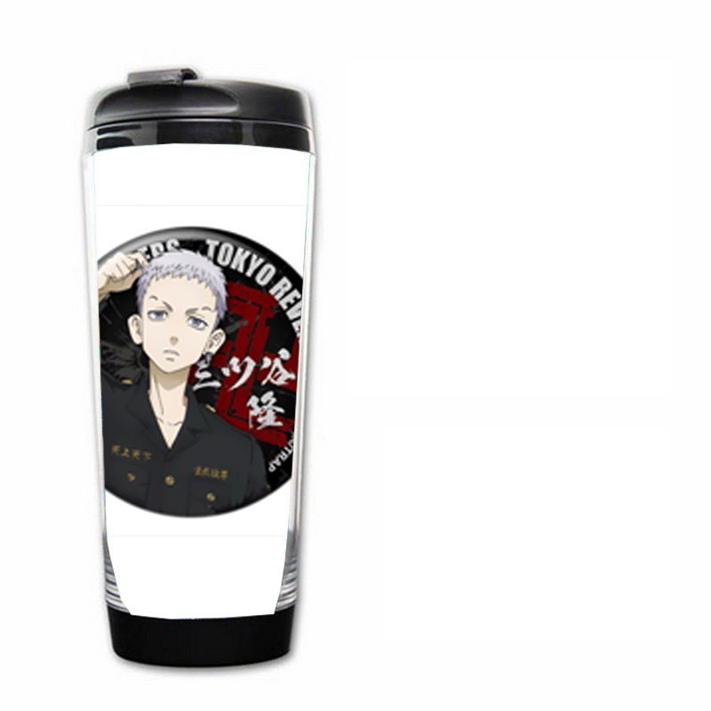 Bình nhựa đựng nước in hình TOKYO REVENGERS NHÂN VẬT ver TRÒN anime chibi tiện lợi lưu niệm