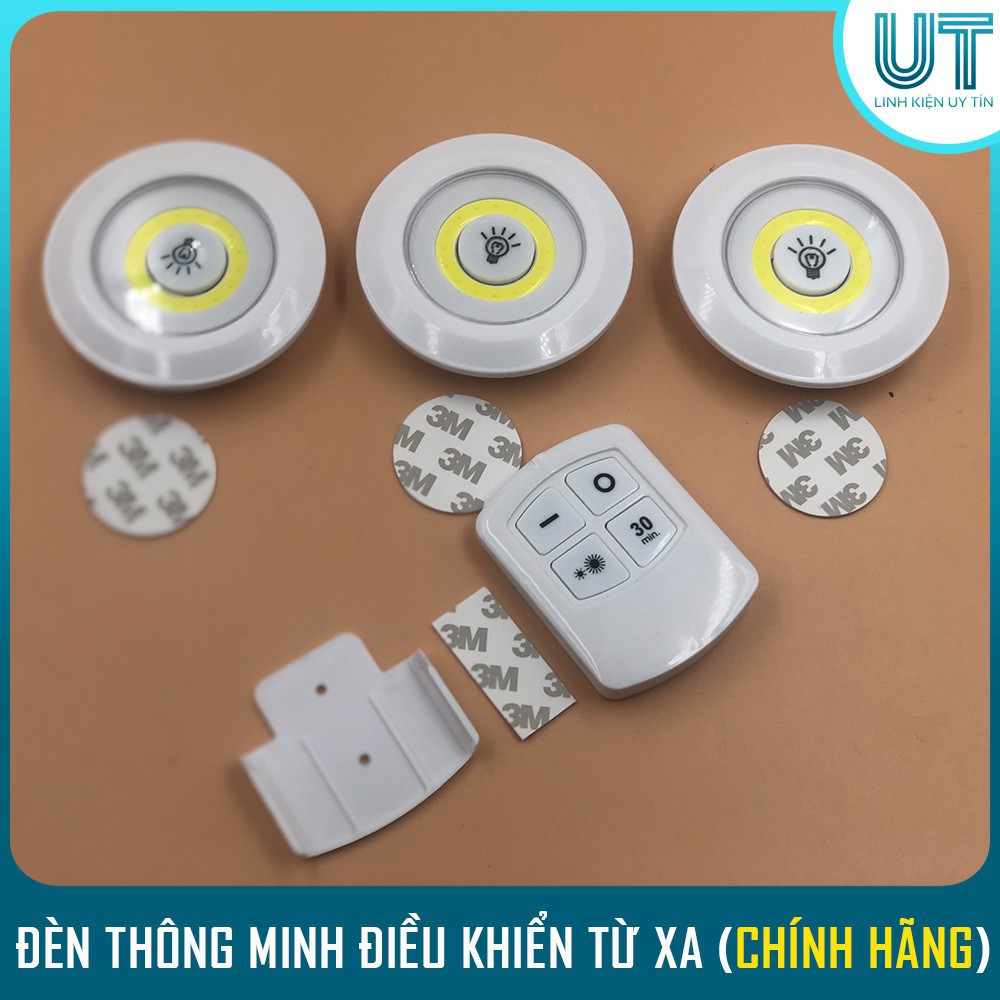 Đ𝑬̀𝑵 𝑪𝑨𝑶 𝑪𝑨̂́𝑷  Bộ 3 Đèn led đa năng dán tường cao cấp - Đèn LED Dán Tủ Quần Áo