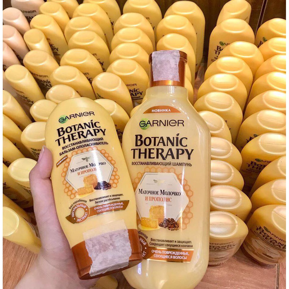 Cặp dầu gội xả GARNIER Nga 400ml + 200ml