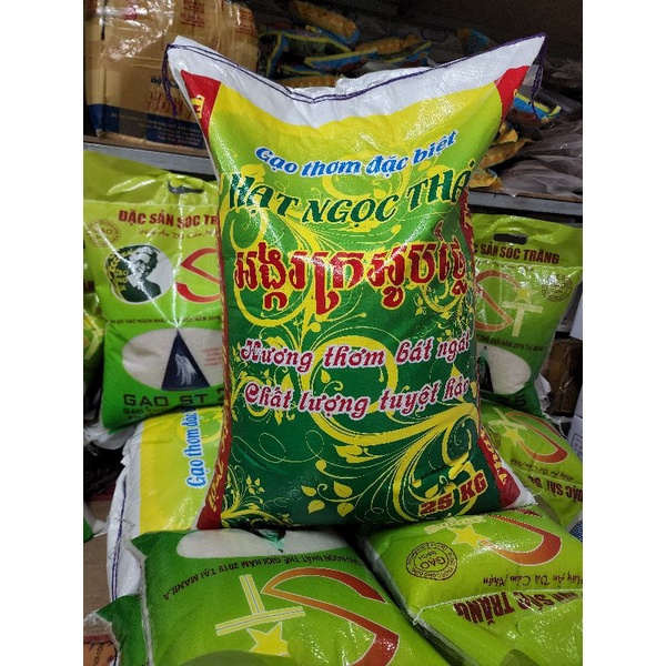 GẠO HẠT GẠO THÁI BAO 25KG