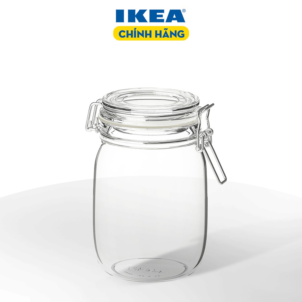 Lọ Thủy Tinh Có Nắp IKEA Chính Hãng - KORKEN