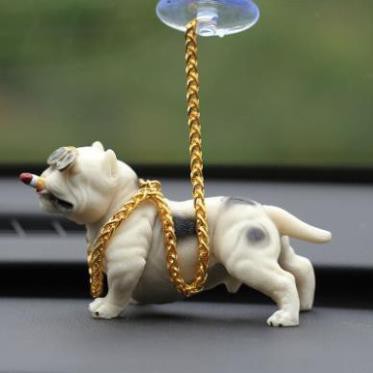 Siêu giảm giá Chú chó Pitbull trang trí taplo ô tô nhà cửa cực ngầu HÌNH CHỤP THẬT loại 1