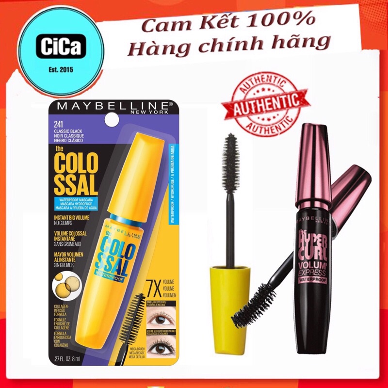 MASCARA MAYBELINE SIÊU DẦY DÀI-LÂU TRÔI(Chuốt mi)