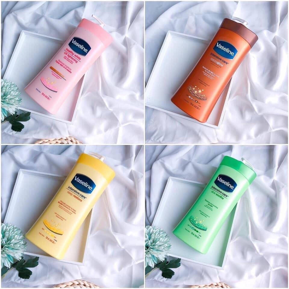 Sữa Dưỡng Thể Vaseline Intensive Care cocoaglow 725ml Mỹ