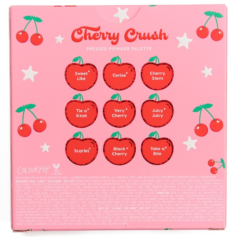 Bảng phấn mắt trang điểm 9 ô Colourpop Cherry Crush
