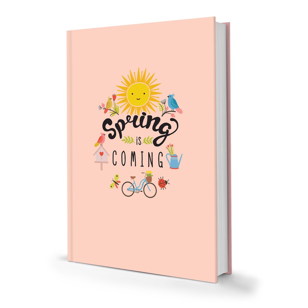Sổ Tay/ Notebook: Phong Cách Sống – Spring Is Coming (Bìa Cứng)