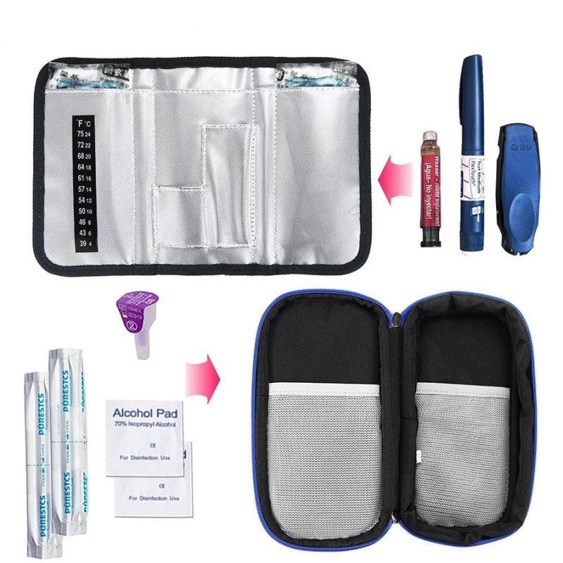 Túi làm mát cách nhiệt EVERTONER kiểu dáng nhỏ gọn thích hợp cho bút Insulin và Diabetic