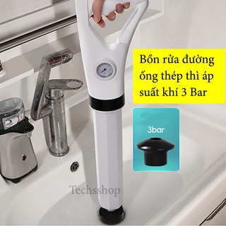 (ưu đãi)Dụng cụ thông tắc bồn cầu cống nước bằng khí nén - súng thông bồn cầu bằng khí nén loại 1