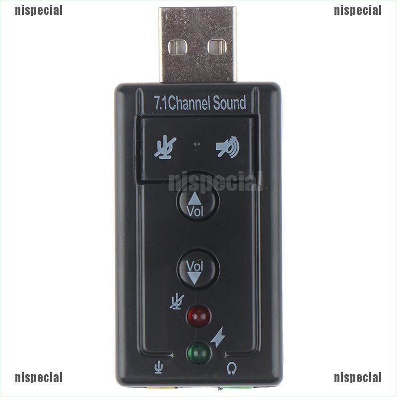 2 Card Âm Thanh Cổng Usb 7.1