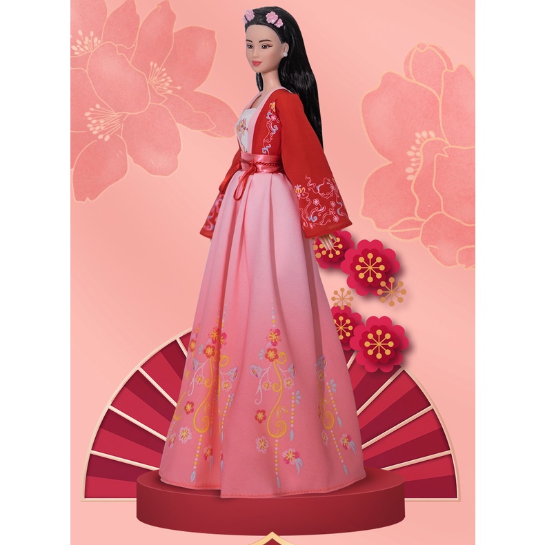 MỚI 2022 Búp Bê Barbie Signature Tết Cổ Truyền Châu Á Lunar New Year Doll