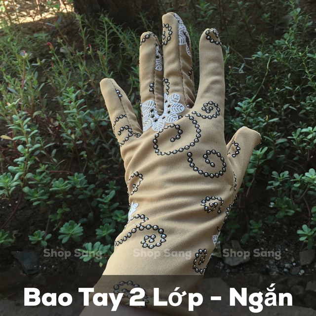 Găng Tay / Bao Tay Vải 2 Lớp Ngắn