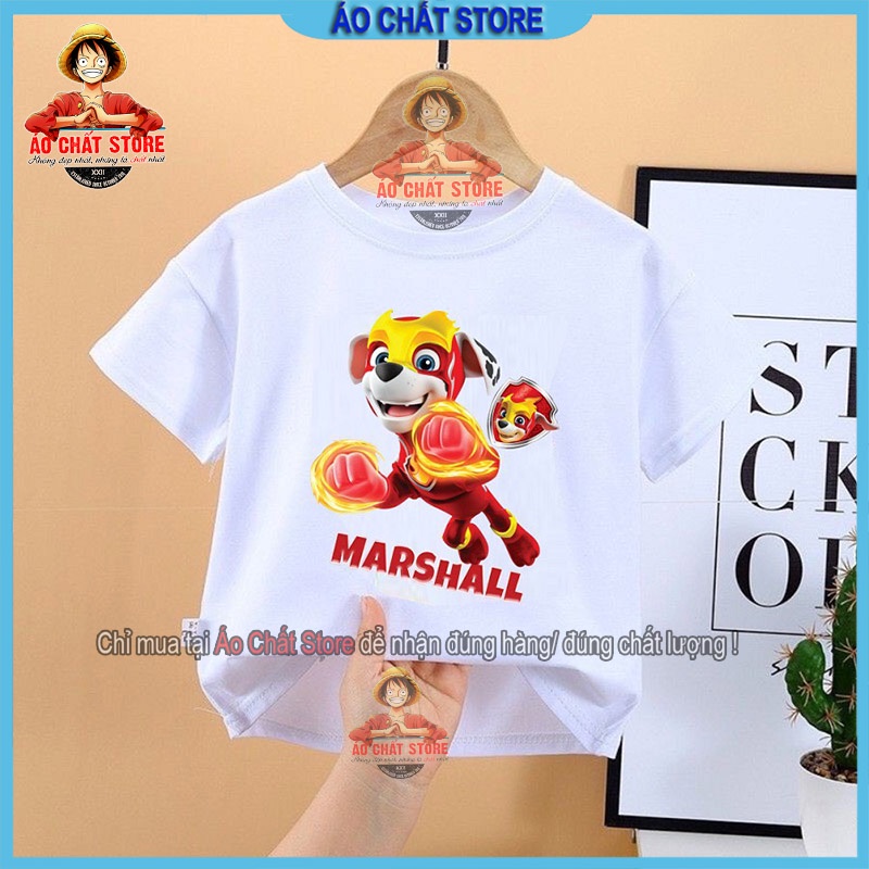 Áo thun Đội Chó Cứu Hộ Paw Patrol | Áo trẻ em Paw Patrol cho bé trai | bé gái mẫu mới | vải dẹp PA27