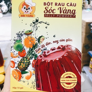 Bột rau câu Sóc Vàng “ Xưa đã dẻo nay còn dẻo hơn”
