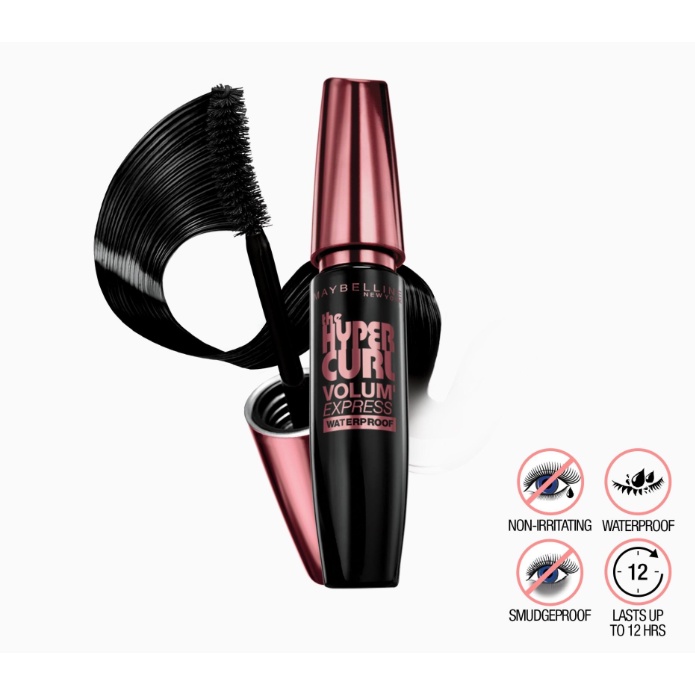 Mascara Maybelline New York Hyper Curl Chuốt Mi Masscara Maybelline Chân Mày Dài Cong