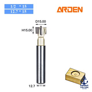 Mũi Router Arden Khoét Gỗ Phi 15mm /35mm Cốt 12.7 mm