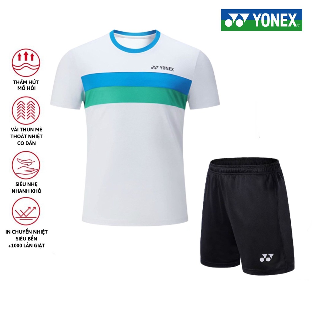 Áo cầu lông, quần cầu lông Yonex chuyên nghiệp mới nhất sử dụng tập luyện và thi đấu cầu lông M1S42